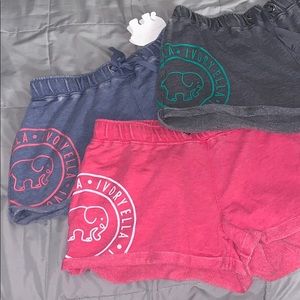 GRAY IVORY ELLA SHORTS ONLY GRAY LEFT